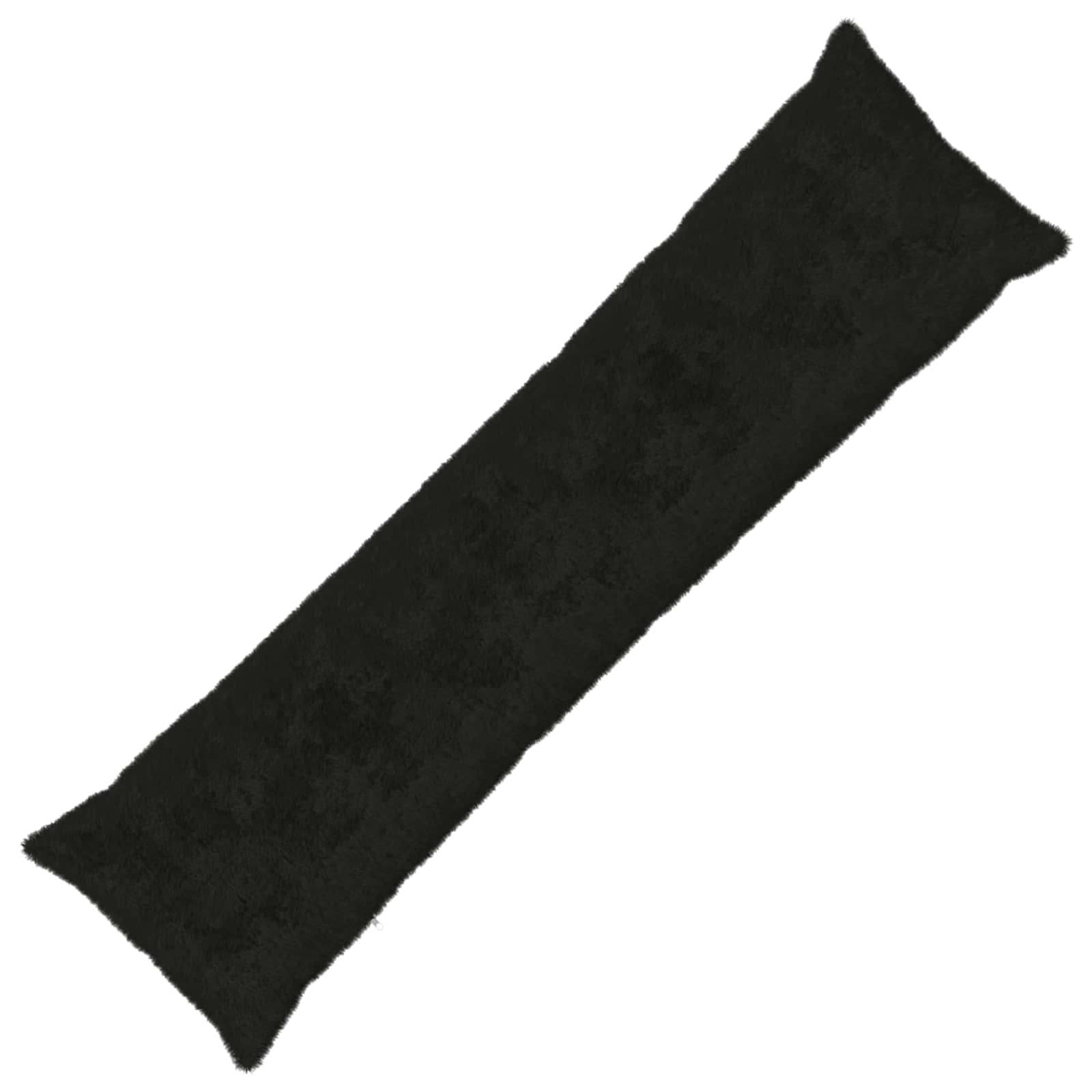 Kussensloop HEERLEN Zwart 40 x 145 cm Nep Konijnenbont