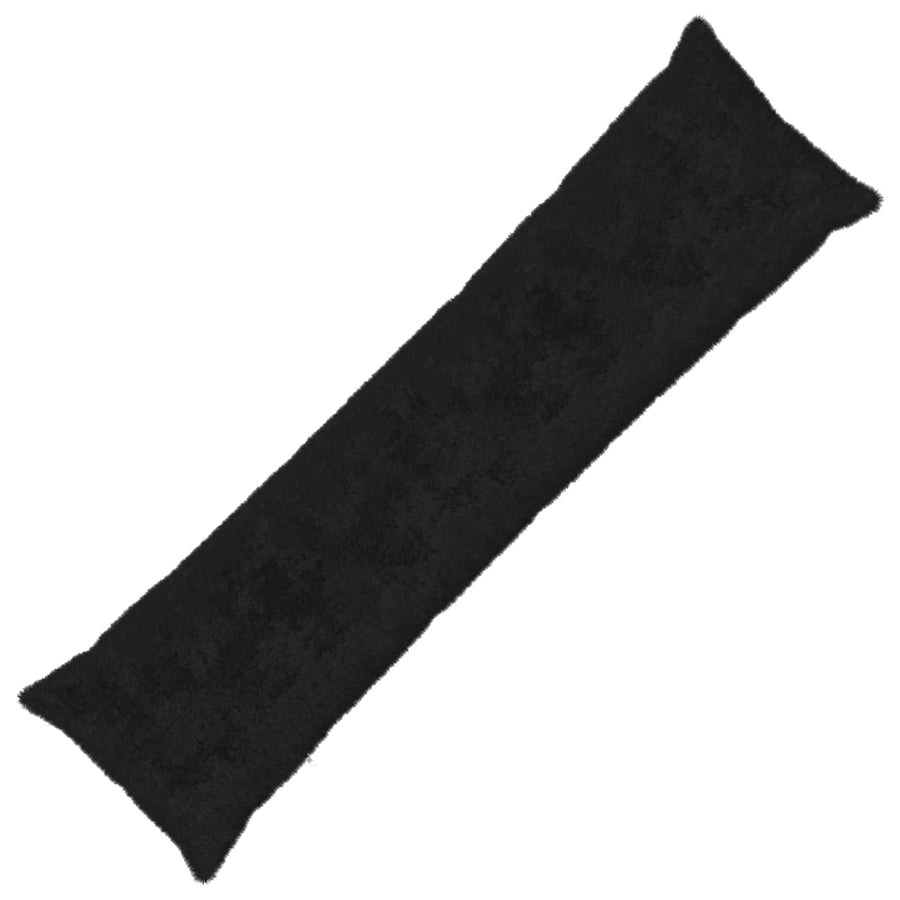 Kussensloop HEERLEN Zwart 40 x 145 cm Nep Konijnenbont