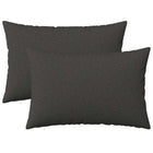 Kussensloop 40x60 cm donkergrijs 2 stuks polyester