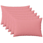 Kussensloop 40x60 cm roze 6 stuks polyester