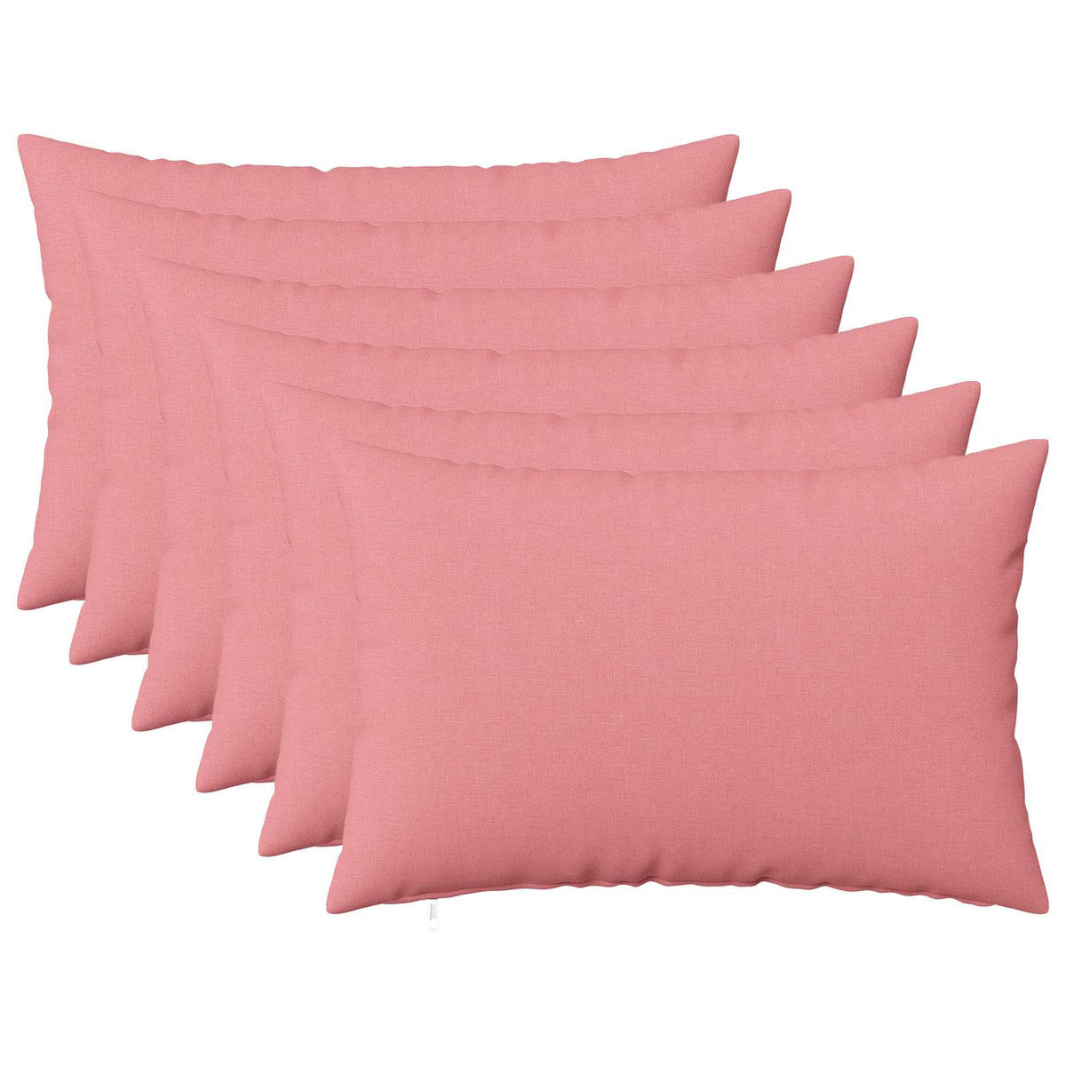 Kussensloop 6 st HEERLEN Roze 40 x 60 cm Stof