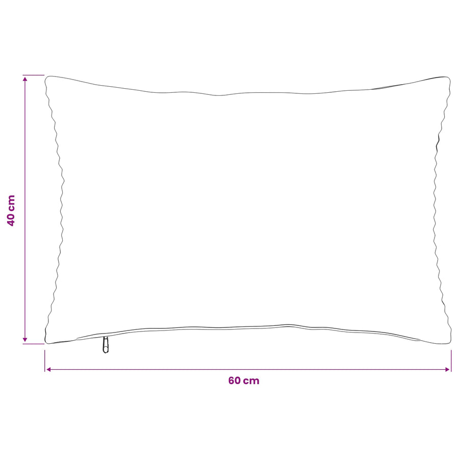 Kussensloop 6 pcs HEERLEN Donkergrijs 40 x 60 cm corduroy
