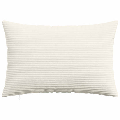 Kussensloop 2 st HEERLEN Crèmekleurig 40 x 60 cm corduroy