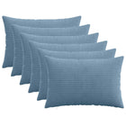 Kussensloop 6 pcs HEERLEN Blauw 40 x 60 cm corduroy