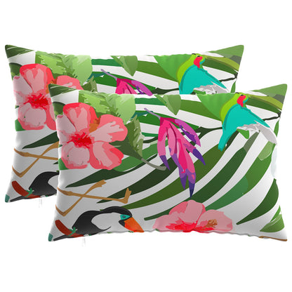 Kussensloop 2 pcs HEERLEN Zwart 40 x 60 cm Polyester