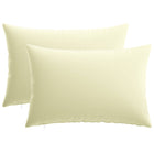 Kussensloop 2 pcs HEERLEN Crèmekleurig 40 x 60 cm Polyester