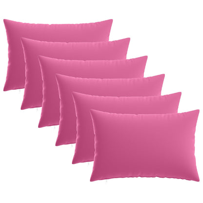 Kussensloop 6 pcs HEERLEN Roze 40 x 60 cm Polyester