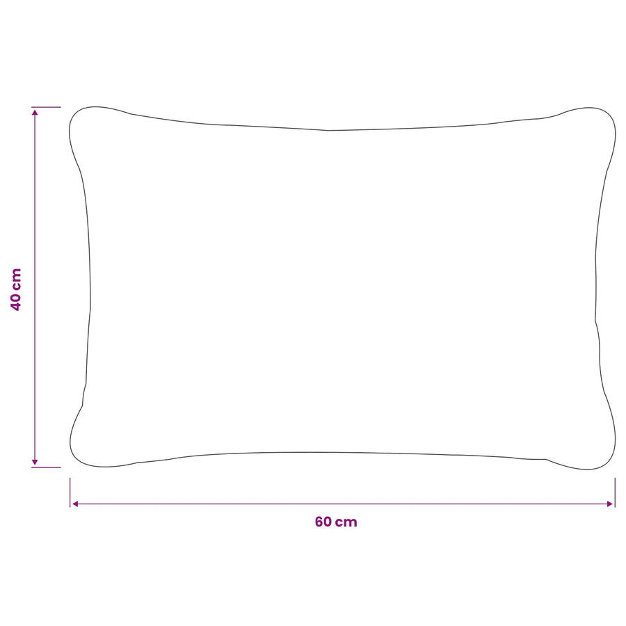 Kussensloop 2 pcs HEERLEN Donkergroen 40 x 60 cm Bouclé