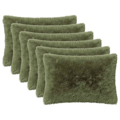 Kussensloop 6 pcs HEERLEN Groen 40 x 60 cm PV Fleece