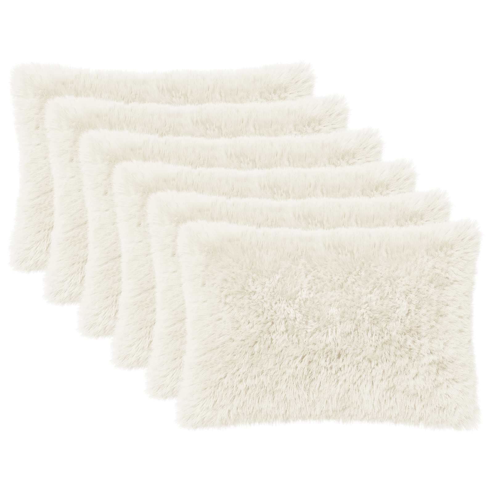 Kussensloop 6 pcs HEERLEN Wit 40 x 60 cm PV Fleece