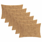 Kussensloop 6 st HEERLEN Taupe 40 x 60 cm Nep Konijnenbont