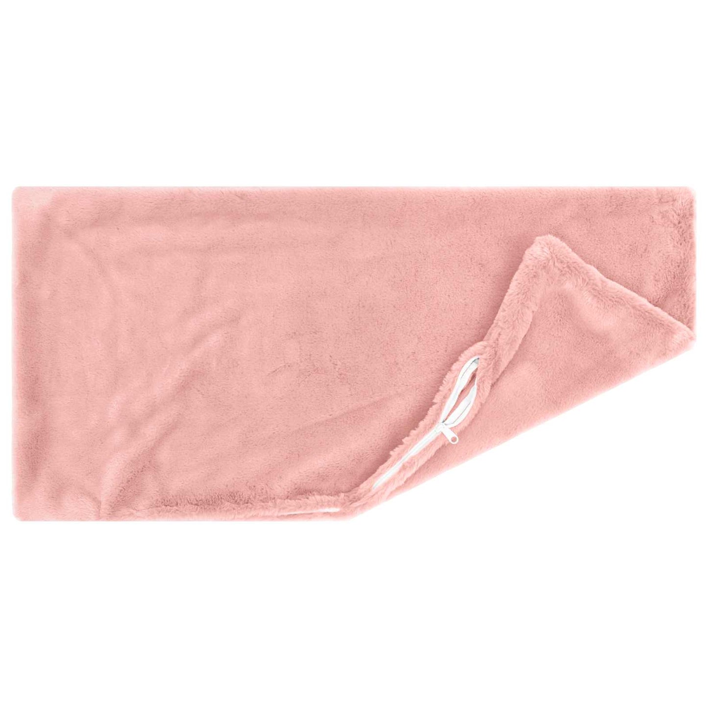 Kussensloop 2 st HEERLEN Roze 40 x 60 cm Nep Konijnenbont