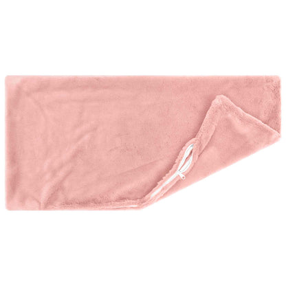 Kussensloop 2 st HEERLEN Roze 40 x 60 cm Nep Konijnenbont