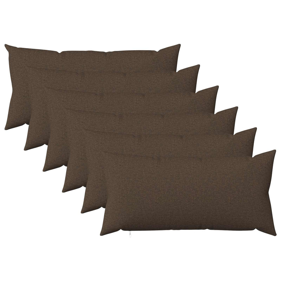 Kussensloop 6 st HEERLEN Taupe 40 x 70 cm Stof