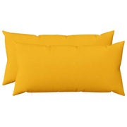 Kussensloop lichtgeel 40 x 70 cm polyester (2 stuks)