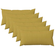 Kussensloop lichtgroen 40x70 cm set van 6