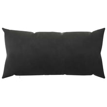Kussensloop 6 pcs HEERLEN Zwart 40 x 70 cm Fluweel