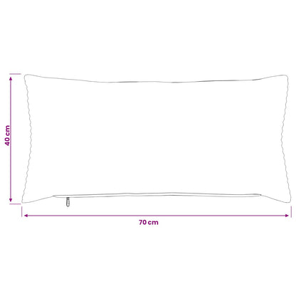 Kussensloop 2 pcs HEERLEN Lichtgrijs 40 x 70 cm corduroy