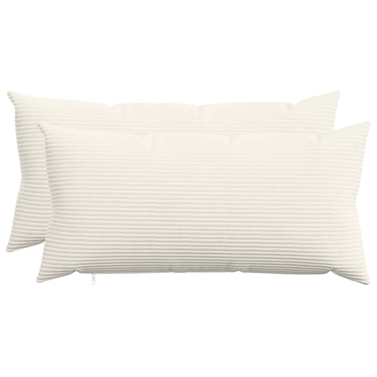Kussensloop 2 pcs HEERLEN Crèmekleurig 40 x 70 cm corduroy