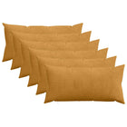 Kussensloop 6 stuks geel 40 x 70 cm corduroy