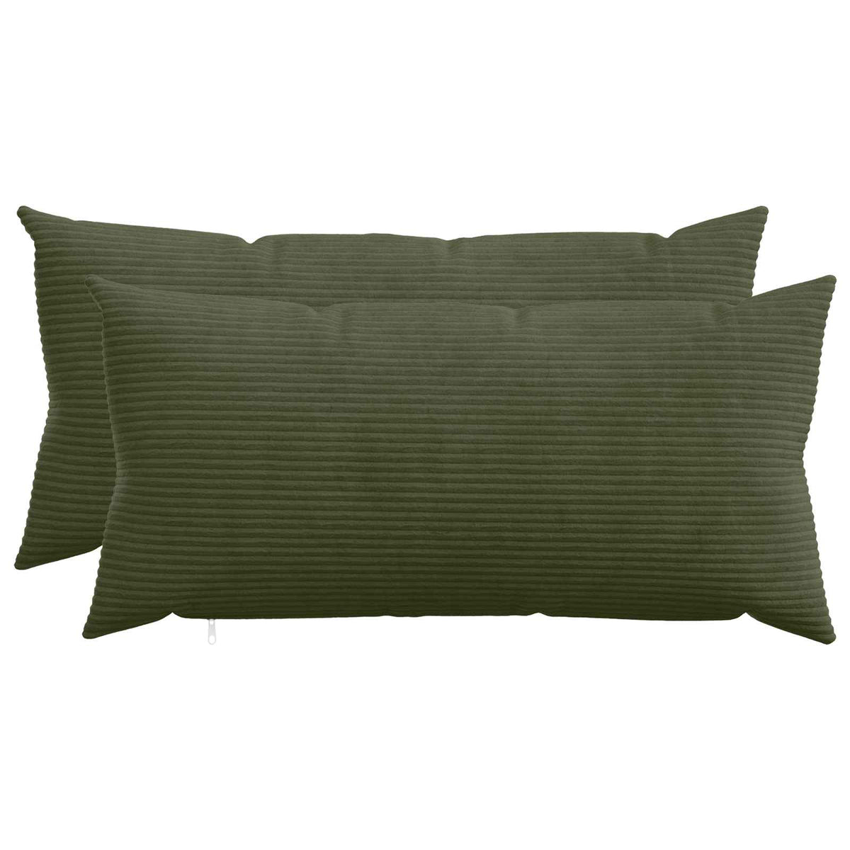 Kussensloop 2 pcs HEERLEN Groen 40 x 70 cm corduroy