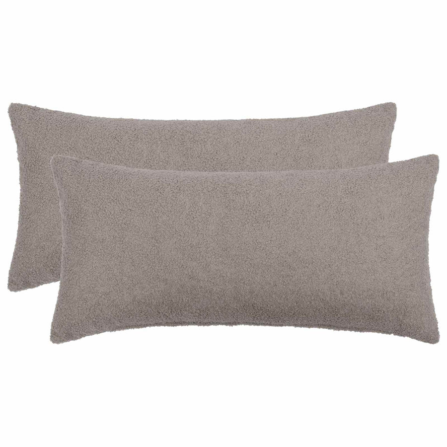 Kussensloop 2 pcs HEERLEN Lichtgrijs 40 x 70 cm Bouclé