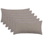 Kussensloop 6 pcs HEERLEN Lichtgrijs 40 x 70 cm Bouclé