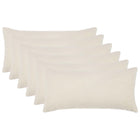 Kussensloop 40x70 cm crèmekleurig bouclé 6 stuks