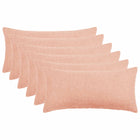 Kussensloop 40x70 cm roze bouclé (6 stuks)