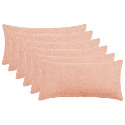 Kussensloop 6 pcs HEERLEN Roze 40 x 70 cm Bouclé