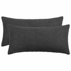 Kussensloop 2 pcs HEERLEN Donkergrijs 40 x 70 cm Bouclé