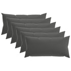 Kussensloop 6 pcs HEERLEN Antraciet 40 x 70 cm Polyester