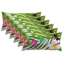 Kussensloop 6 pcs HEERLEN Zwart 40 x 70 cm Polyester