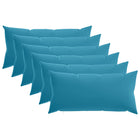 Kussensloop 40x70 cm lichtblauw polyester 6 stuks