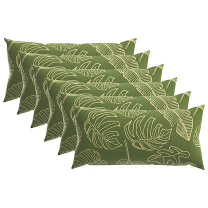 Kussensloop 6 pcs HEERLEN Bladontwerp 40 x 70 cm Polyester