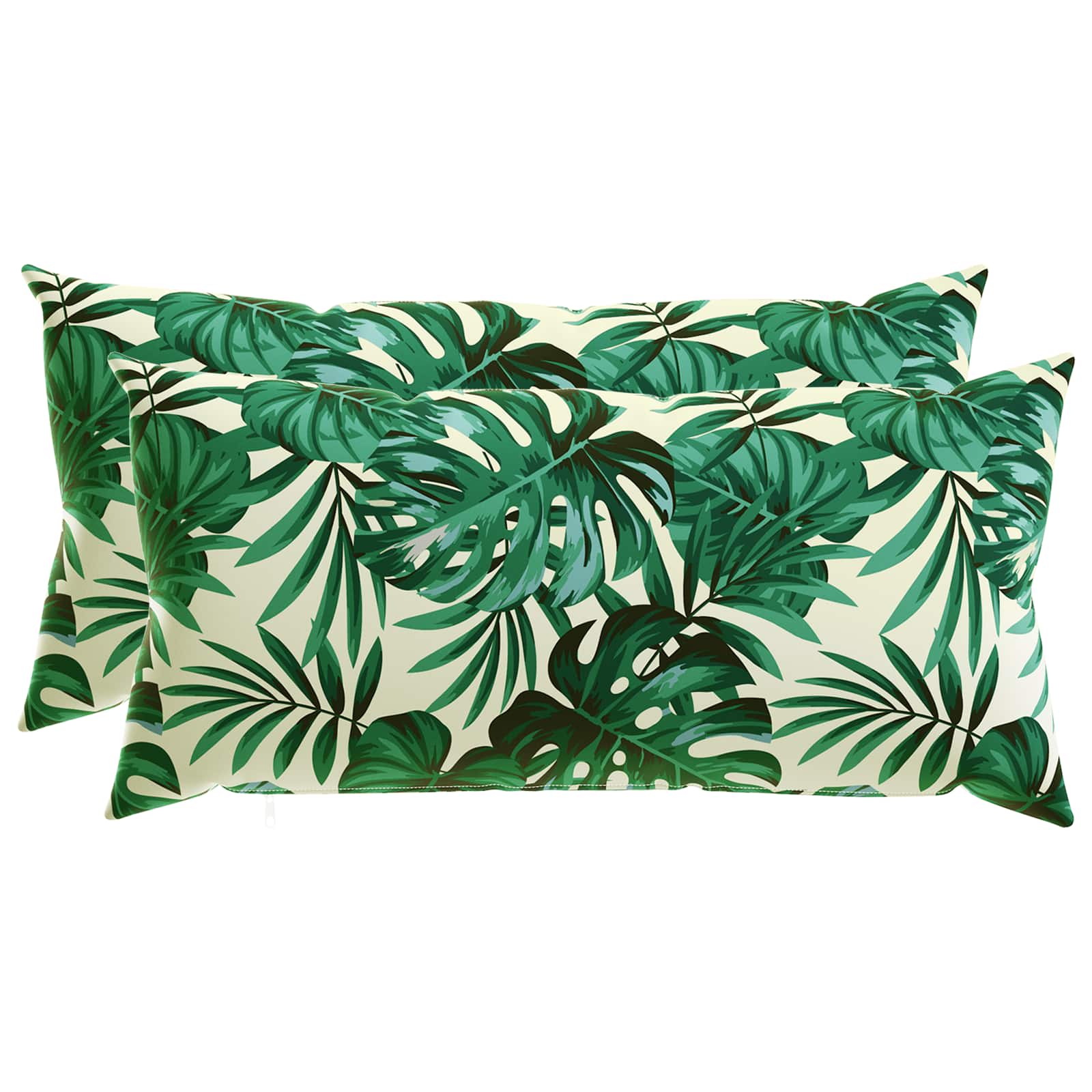 Kussensloop 2 pcs HEERLEN Bladpatroon 40 x 70 cm Polyester