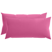 Kussensloop roze 40 x 70 cm 2 stuks polyester