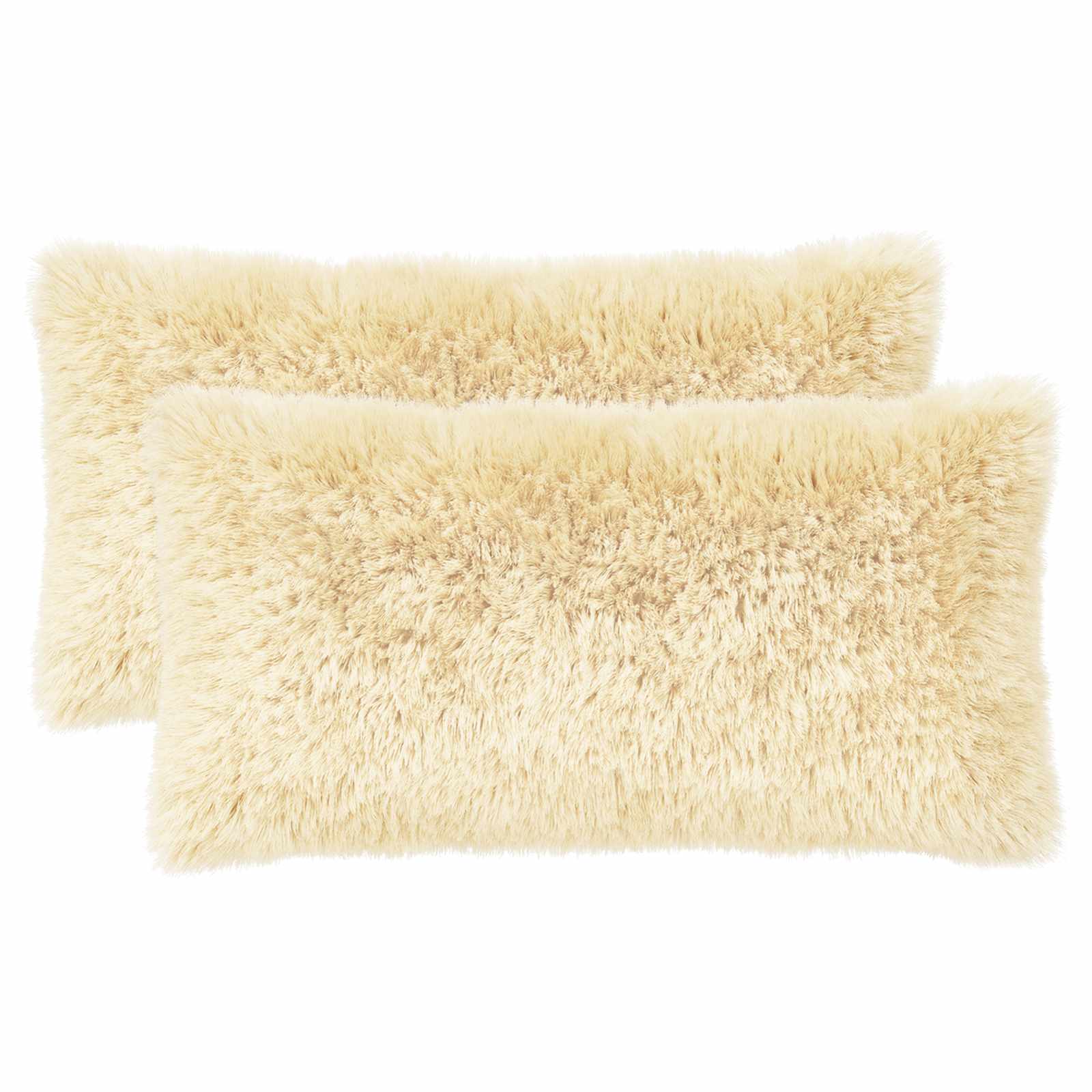 Kussensloop 2 pcs HEERLEN Crèmekleurig 40 x 70 cm PV Fleece