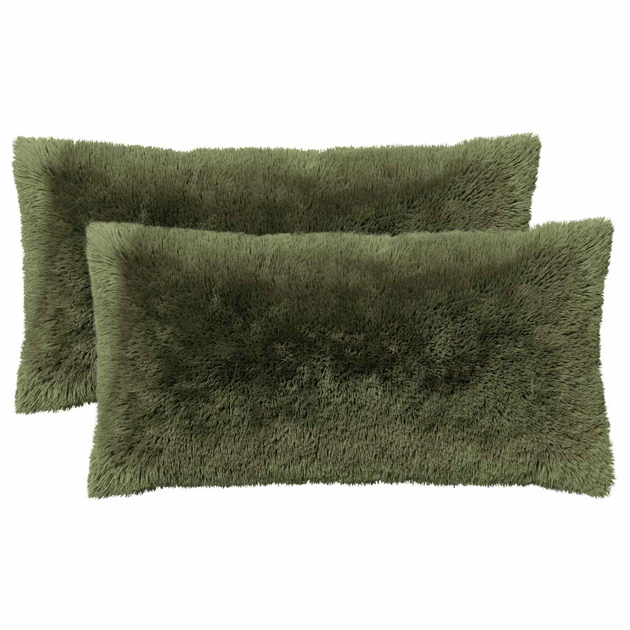 Kussensloop 2 pcs HEERLEN Groen 40 x 70 cm PV Fleece