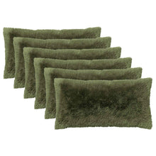 Kussensloop 6 pcs HEERLEN Groen 40 x 70 cm PV Fleece