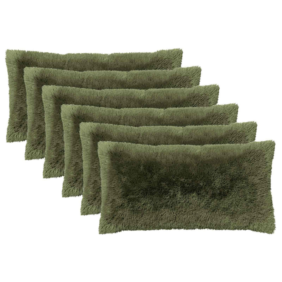 Kussensloop 6 pcs HEERLEN Groen 40 x 70 cm PV Fleece