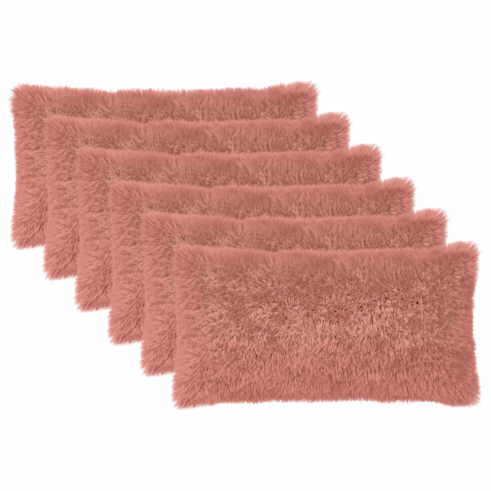 Kussensloop 6 pcs HEERLEN Roze 40 x 70 cm PV Fleece