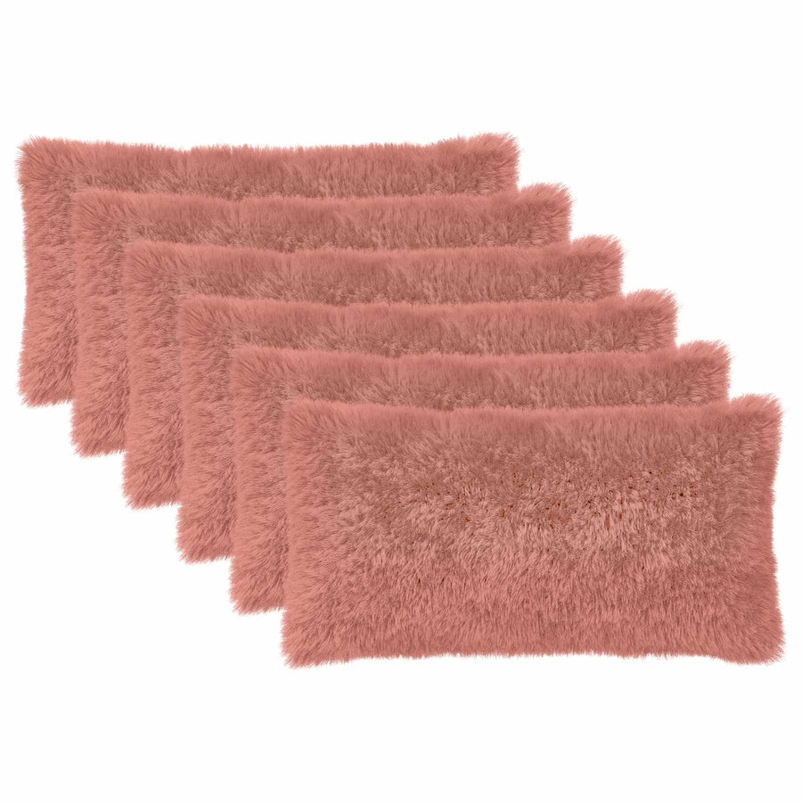 Kussensloop 6 pcs HEERLEN Roze 40 x 70 cm PV Fleece