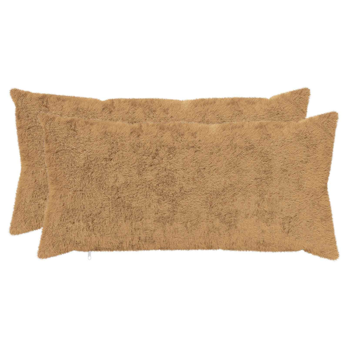 Kussensloop 2 st HEERLEN Taupe 40 x 70 cm Nep Konijnenbont
