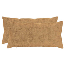 Kussensloop 2 st HEERLEN Taupe 40 x 70 cm Nep Konijnenbont