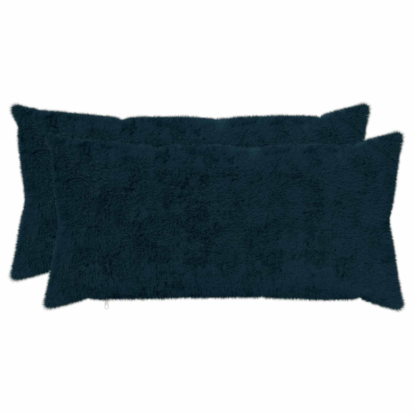 Kussensloop 2 st HEERLEN Marineblauw 40 x 70 cm