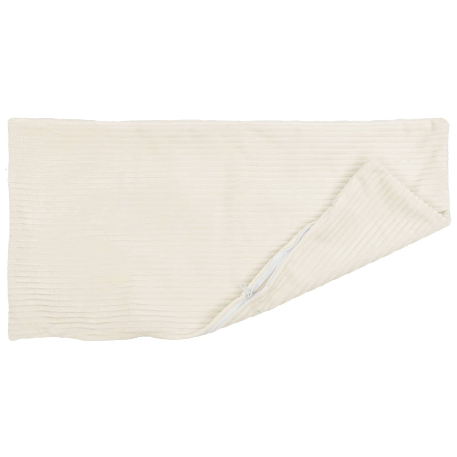 Kussensloop 12 pcs HEERLEN Crèmekleurig 40 x 80 cm corduroy