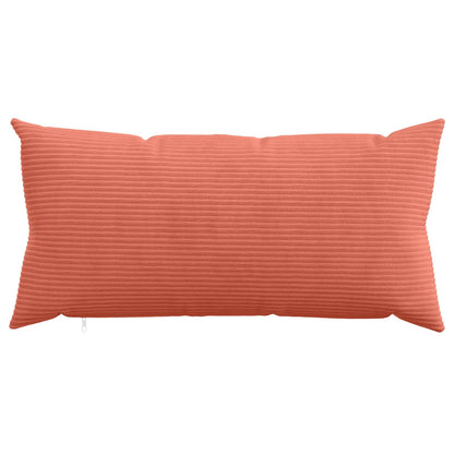 Kussensloop 2 pcs HEERLEN Rood-oranje 40 x 80 cm corduroy