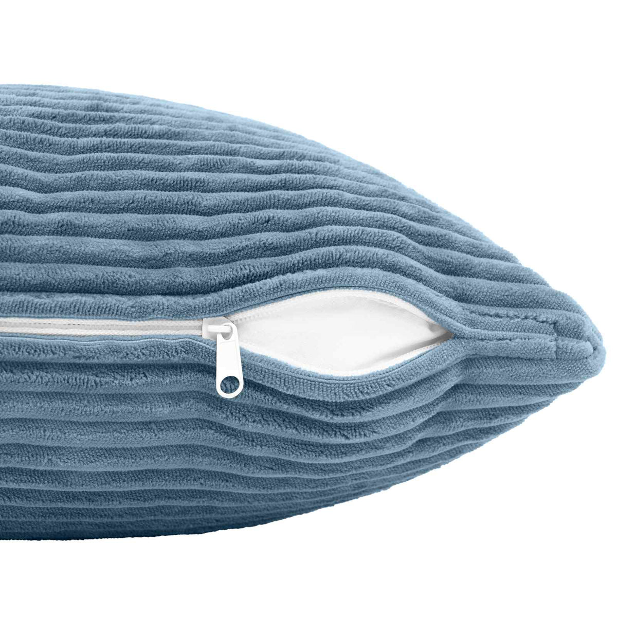Kussensloop 6 pcs HEERLEN Blauw 40 x 80 cm corduroy