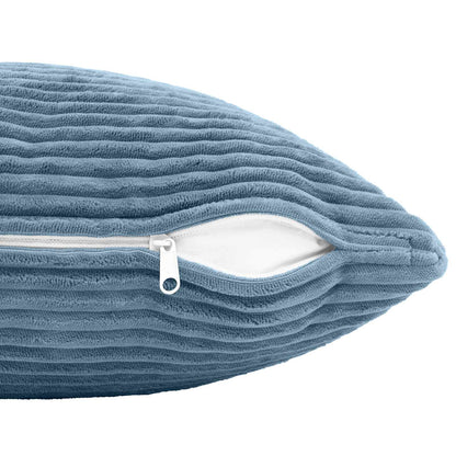 Kussensloop 6 pcs HEERLEN Blauw 40 x 80 cm corduroy